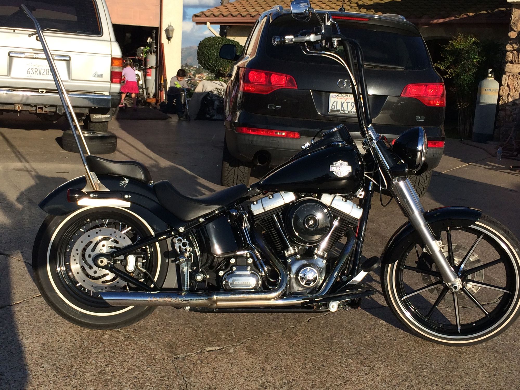 Slim/Blackline Bowman Sissy Bar Harley Davidson Forums