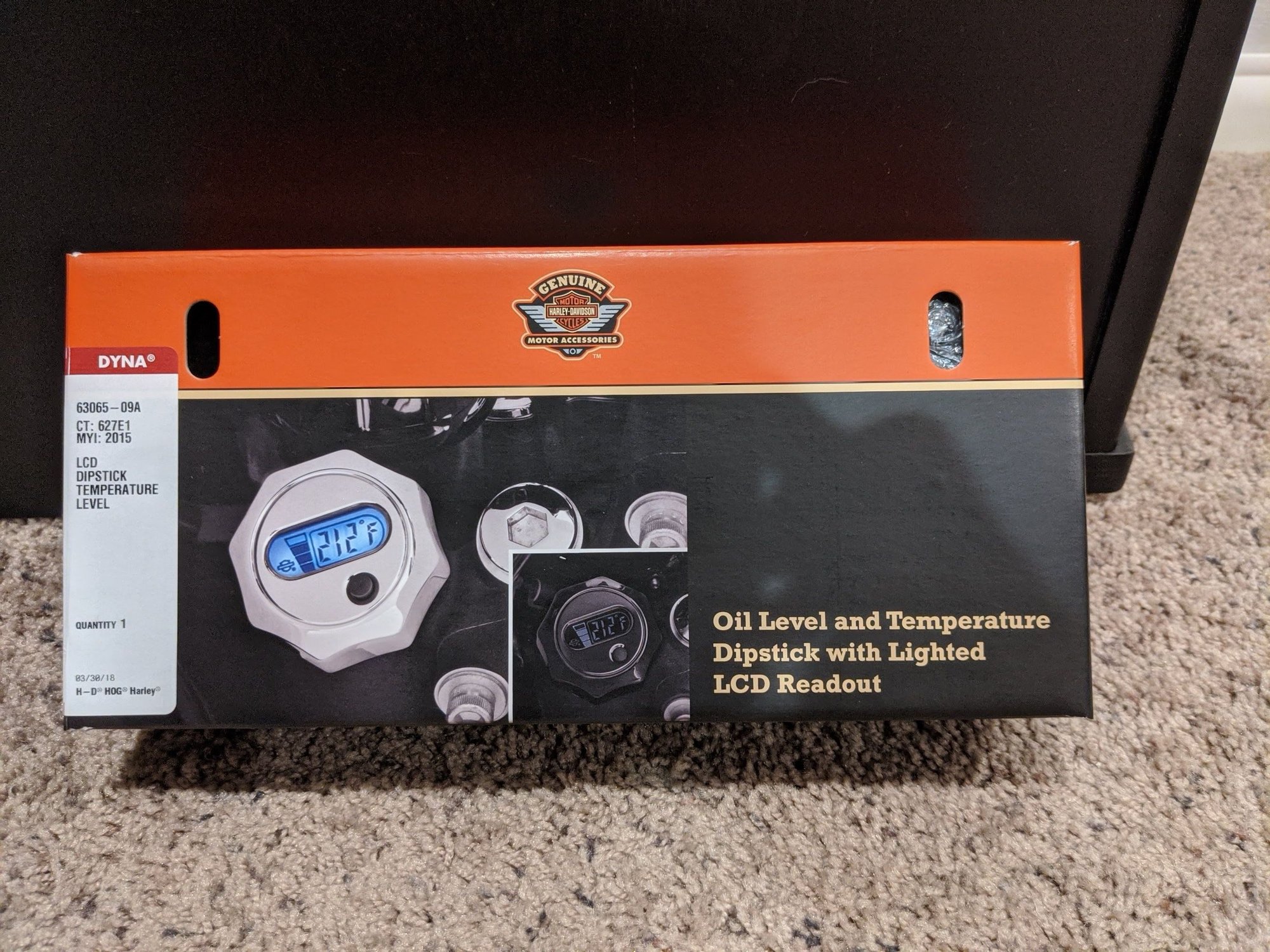 0617 Dyna Oil GaugeDipstick (Black) Harley Davidson Forums