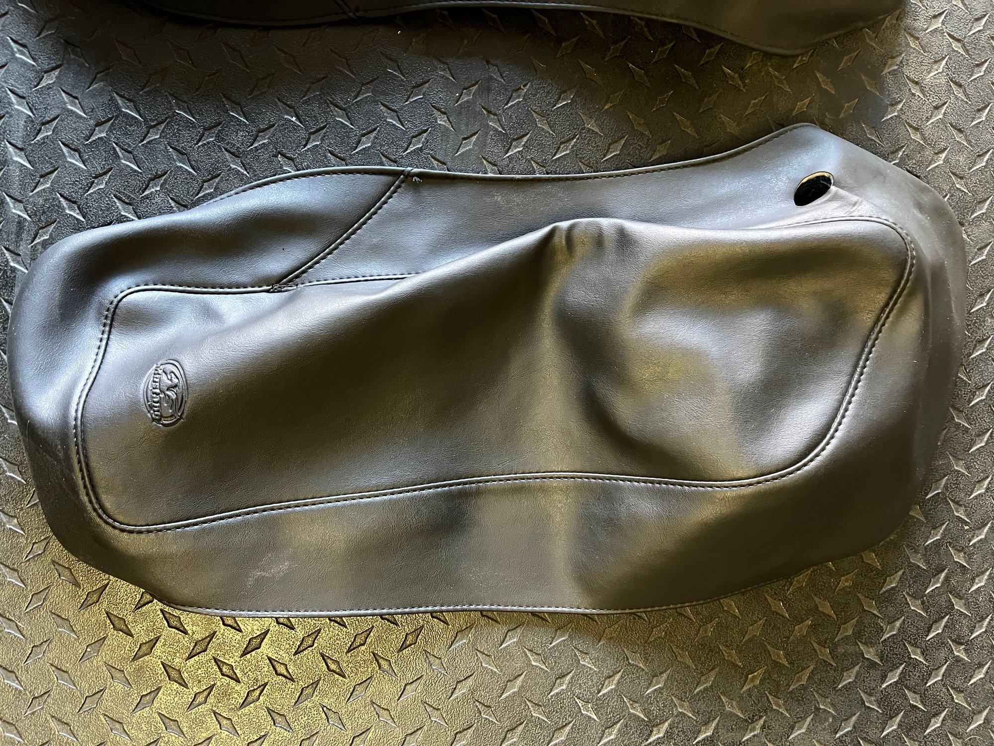 Mustang leather saddle bag lid covers Harley Davidson Forums