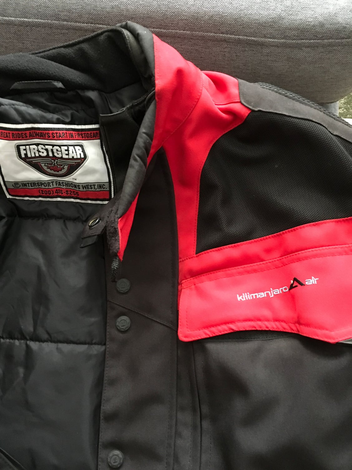 First Gear textile Kilimanjaro Air jacket XL - Harley Davidson Forums