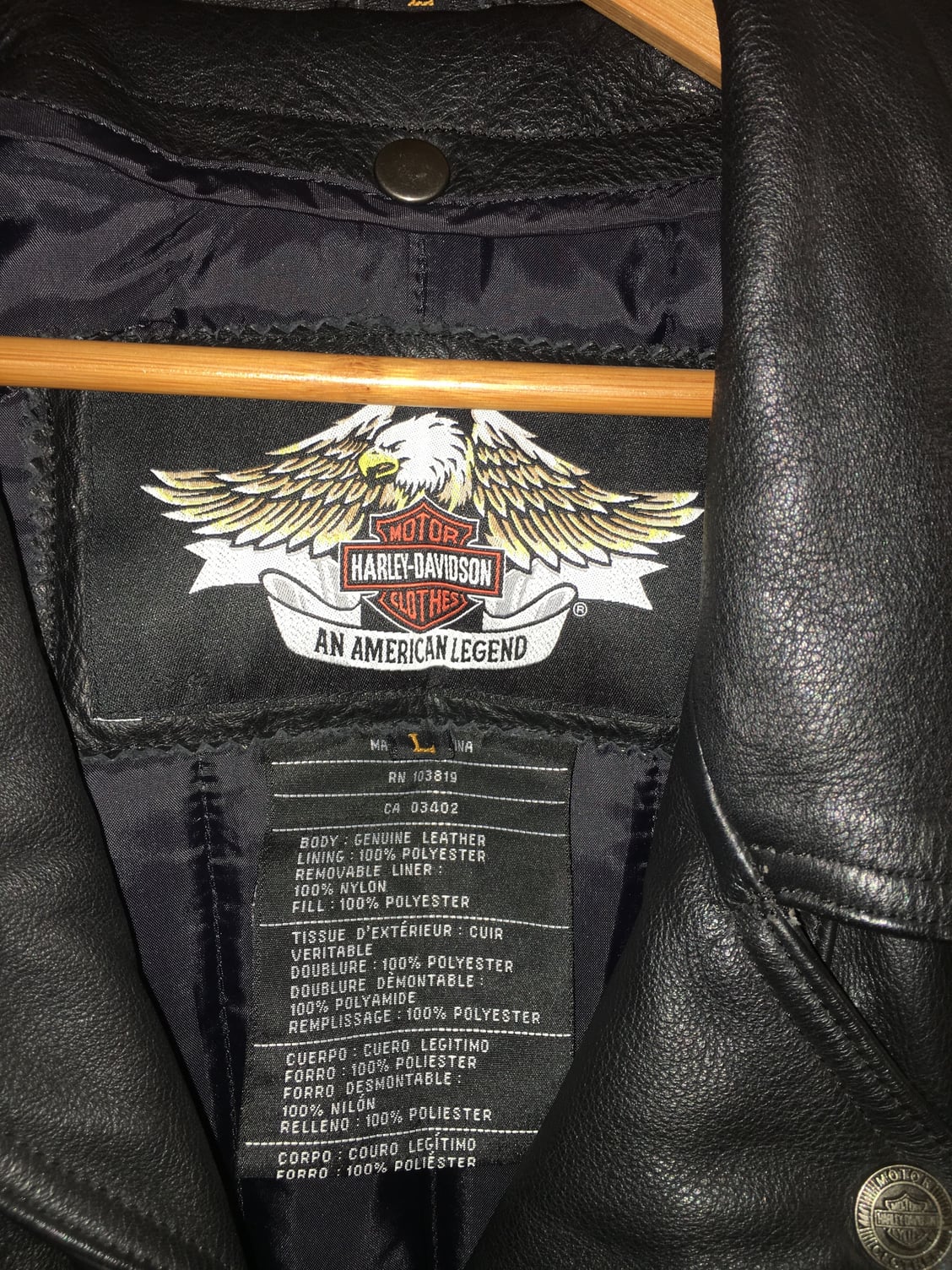 HD Jacket (Mens) - Harley Davidson Forums