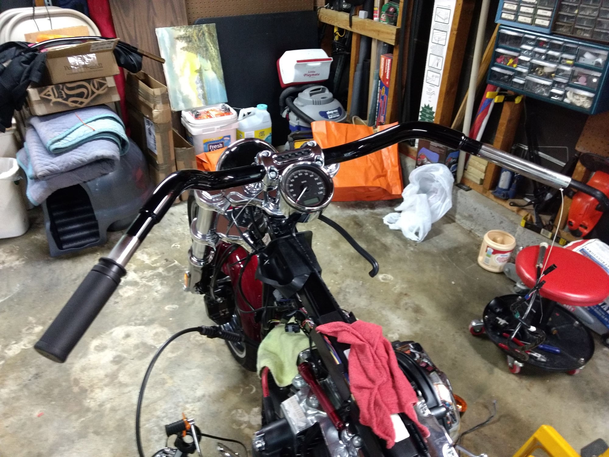 Quick question on pulling handlebar wires - Harley Davidson Forums