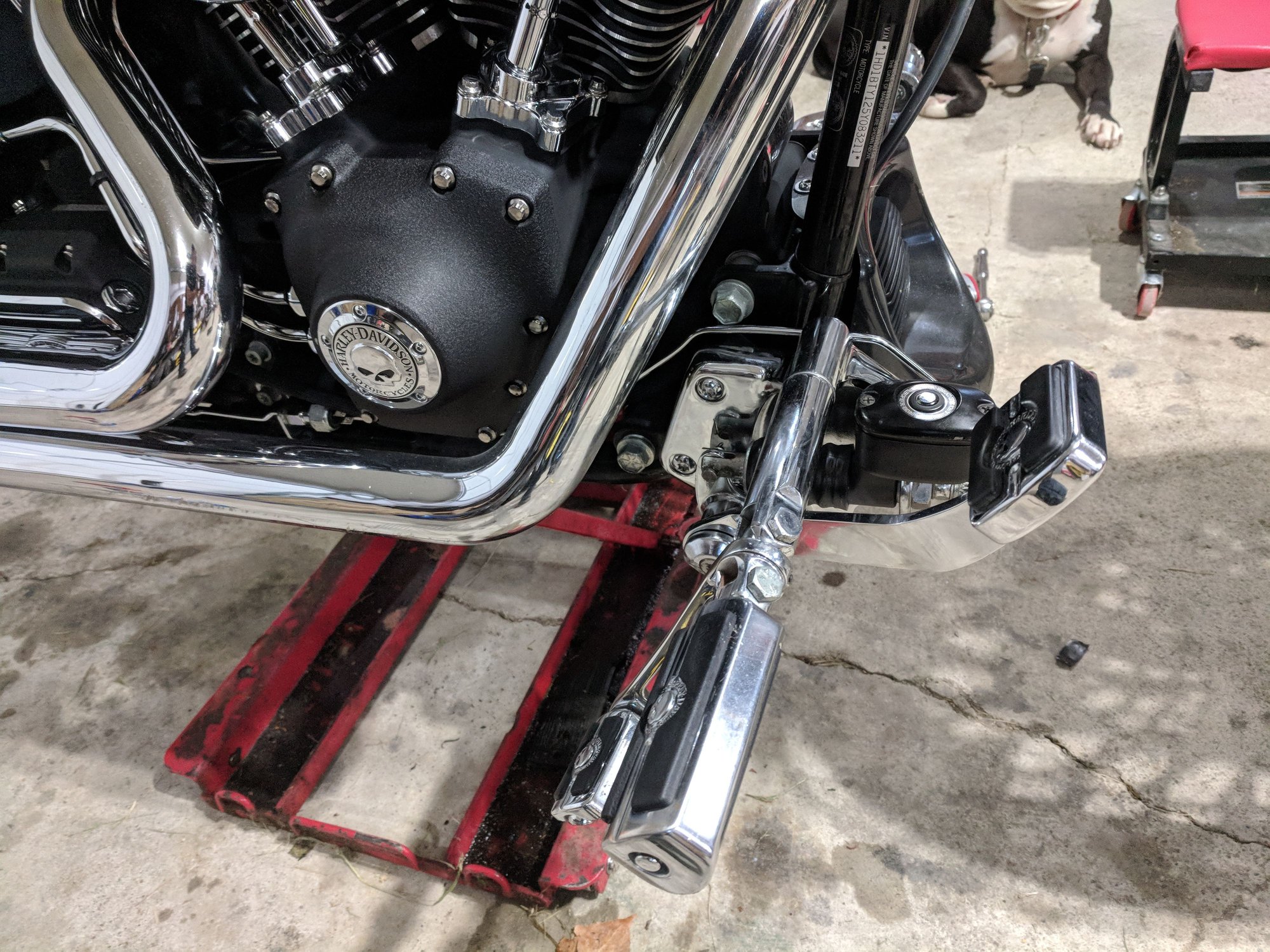 Extended Forward Control Help/Advice for '05 Softail Harley Davidson