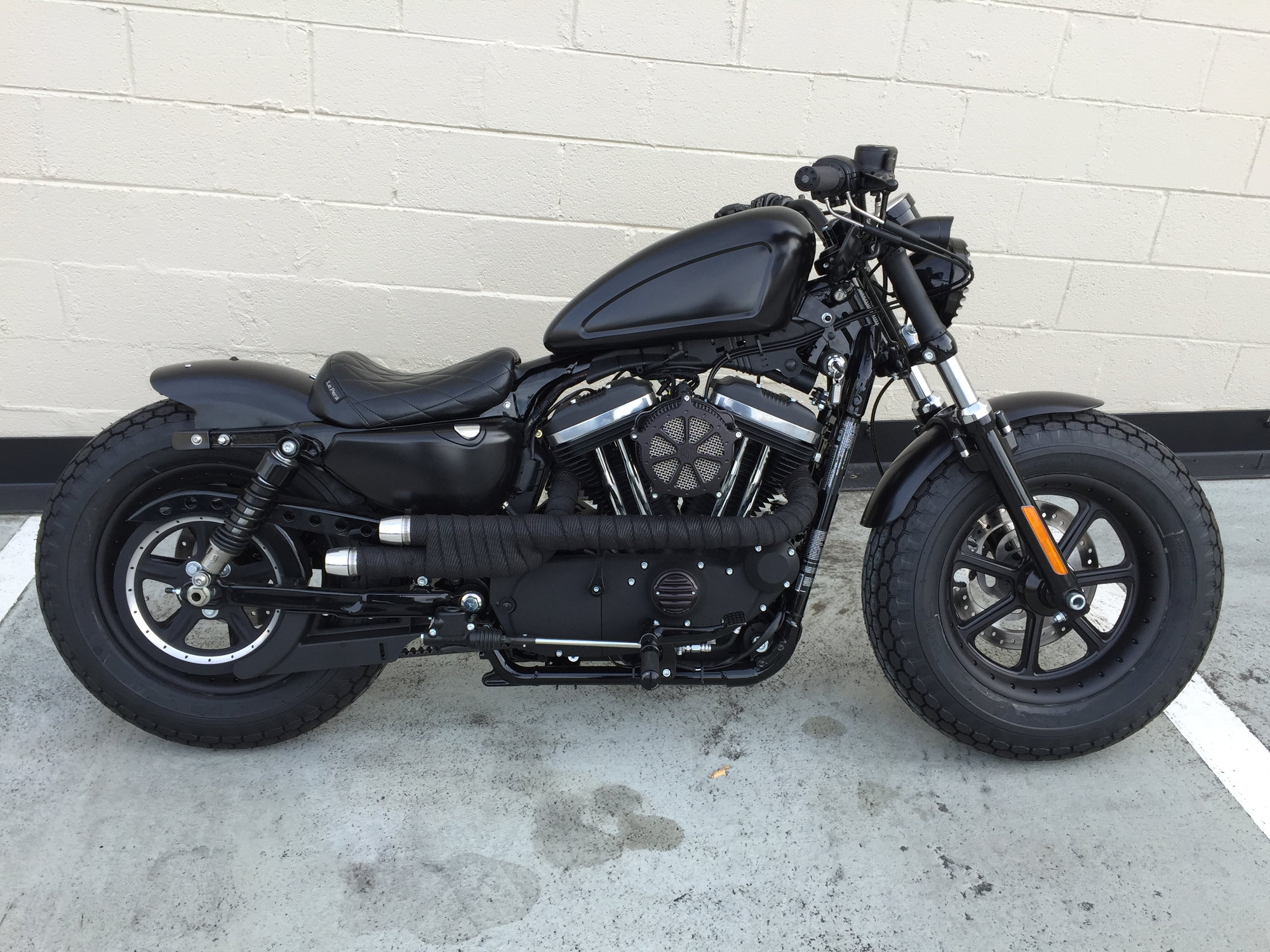 Blacking Out My 15 Sportster Forty Eight Project Harley Davidson Forums