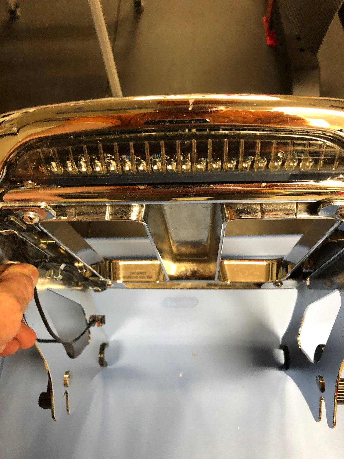 50300044b expandable luggage rack chrome Harley Davidson Forums