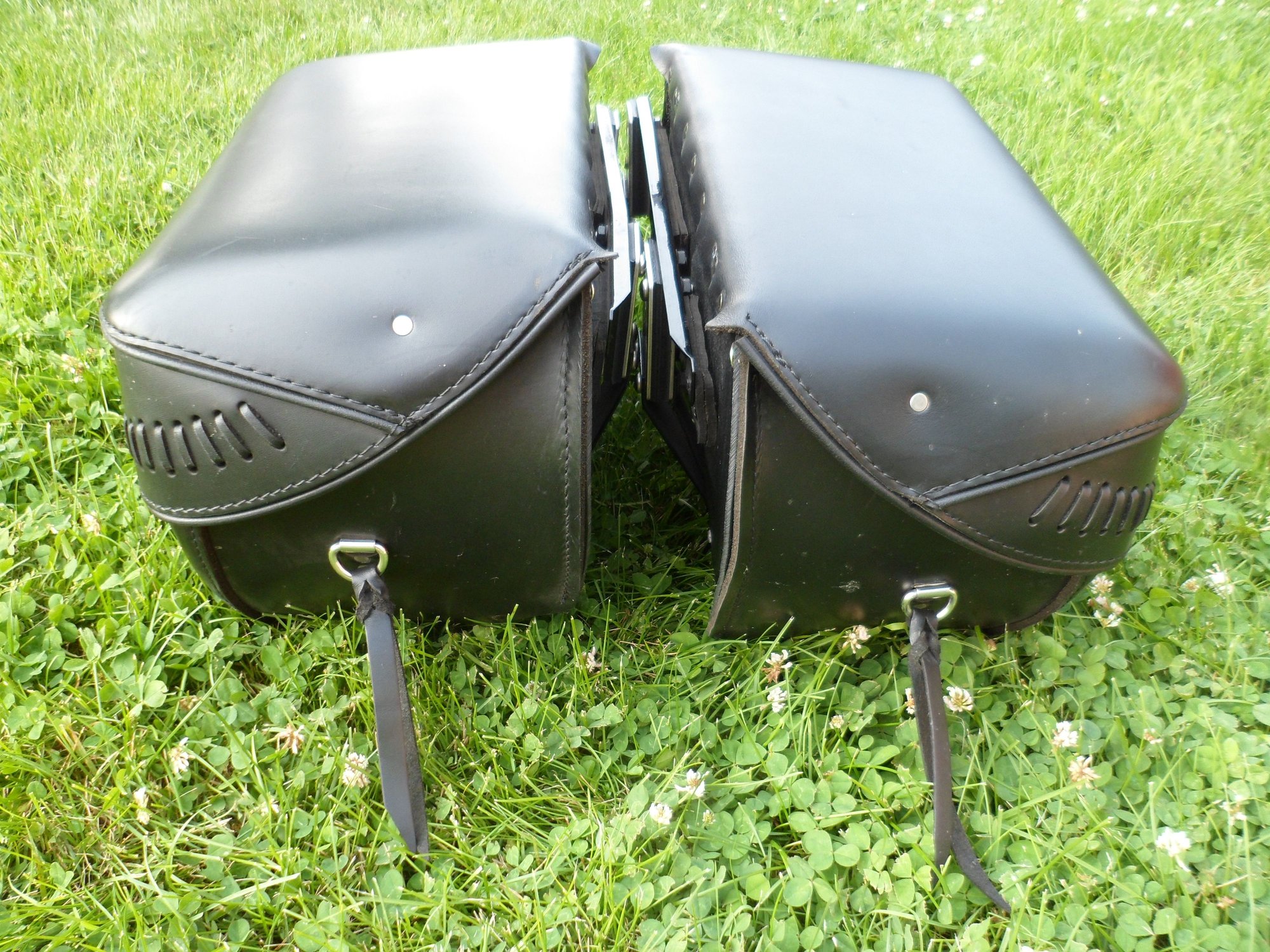 Leather Pros Quick Detachable Saddlebags Fatboy Deluxe Ect Harley