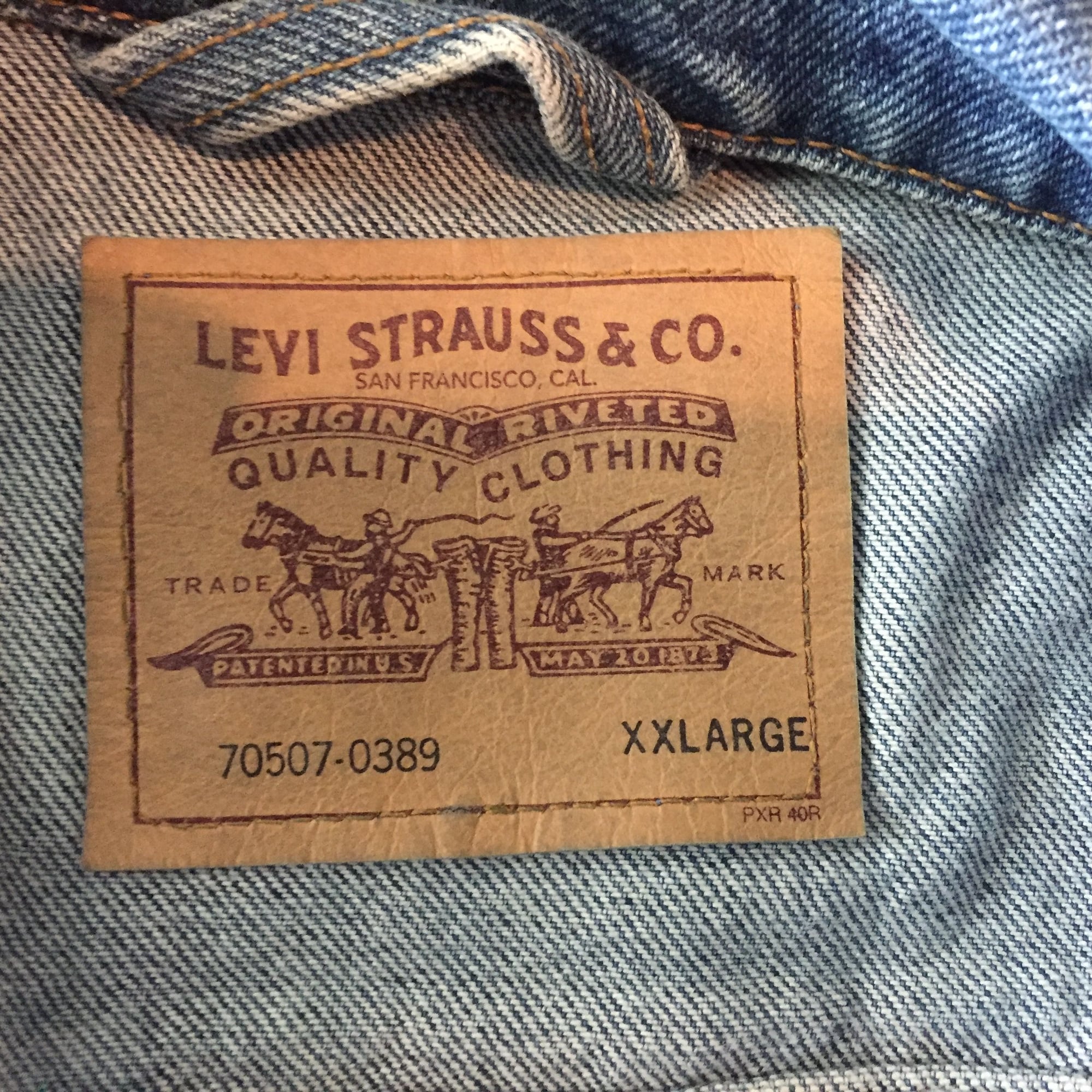 Levi Denim Jacket with HD Patches - Harley Davidson Forums