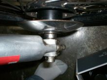 Right front wheel top.