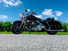 97 RK, leather saddlebags 