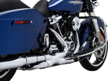 Shown with chrome heat shields installed, these headers are also available with black heat shields.