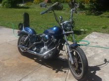 This is when i first got her home. Been riding on/off and working out the bugs for about a year now.