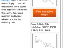 Screenshot of instructions. Again kind of confusing because of the saddlebag guards. 