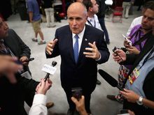 Former Mayor Rudolph W. Giuliani of New York on Thursday defended his assertion that President Obama did not love America, and said that his criticism of Mr. Obama’s upbringing should not be considered racist because the president was raised by “a white mother.” too funny. Politics would be so fk'n boring without guys like Rudy!