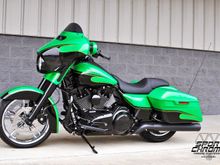 FLHX Street Glide with Chrome wheels by Sport Chrome