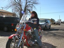 picture from 2001, I married one and inherited the other! IronHorse Thunder and my Darling.