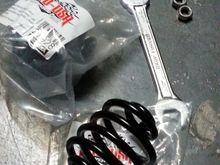 Black 2" spring from eBay.