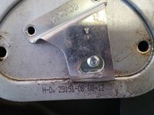 3rd bolt hidden being cover mounting bolt clip