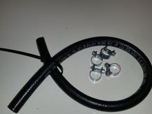 got the gates 400 psi hose and the injector clamps
