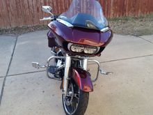 15.5" windsplitter windshield