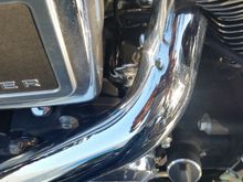 Dent in Heat Shield