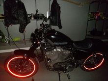 Night with reflection