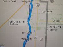 Map of our route the USA and back.