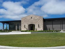 This a picture of the outside of a new winery located off Hwy 81 just south of Grand Bend Ontario adjacent to the Huron County Playhouse.