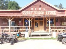 This place is 17 miles south of Sturgis and is right next to one of the best roads we had riddin while there. Vanocker canyon! Troy and Willy are the owners, and they are awesome folks. Try camping here at Nemo, and you wont be dissatisfied. 