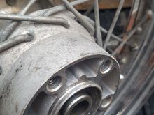 Original wheel pulley side