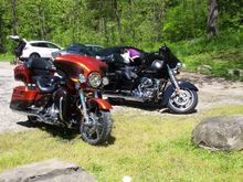 Back to the Harleys for the next leg of our Sunday adventure.