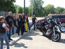 Waiting for two more bikes to join us and we will be on our way!