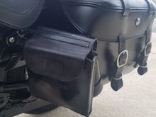 Custom Leathewr Puck Holster