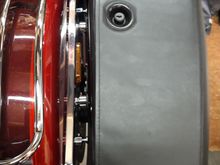 With bags fitted