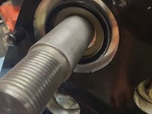Top clamp with All Balls bearing seal installed.
