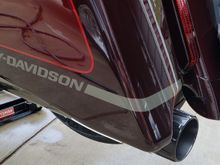 Here is a pic of the tips, they are unbranded also, little dirty here but are a nice gloss black finish.  I was gonna go the fullsac route but after hearing them they were just a little too tame for me.  I am certain the fullsac will perform top notch, just wasnt the sound for me.  Good luck with your decison sir! 