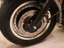 I did the brake discs as well.

Easy enough to pull the wheels off and repolish annually.
