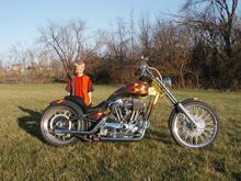 Hardtail #2 My boy, Max, and the bike about 2002.