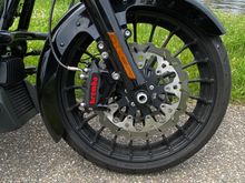 Brembo M4 calipers on my RKS2019With the Rebufinni backers from Italy. ABS system. No problems