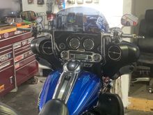 New bars going on. 12” fat baggers. They seem more like 13”-14” though. 