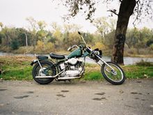 First incarnation of the Chopper after I brought back to life.  I rode this for about 18 months before doing the Full Custom job on it.
