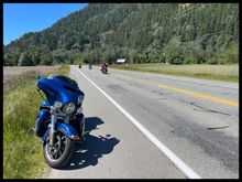 … Lots and lots of motorcycles out on the Lougheed highway… Quite a bit of traffic, but I kept the speed down so I could ride and drink coffee at the same time