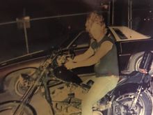 Dad and his bike