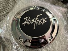 Ride Free Derby Cover - Think it works well with the Air Cleaner Cover on the other side.