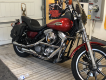 Looks like you did a tank swap similar to my super glide?