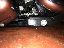 So with the 140/60/18 shinko podium I got the bike to come within 1/16” to the ground.  I may attempt to shave the bump stop a little to get it all the way flat.  Not really necessary but when I expect it to lay flat it has to lay flat.