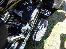 HD Floor boards, brake and Boyesen Intake