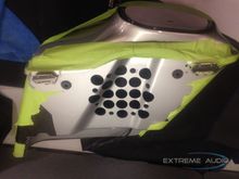 Im going to attempt a little something like this, but in the rear of the bag. I bought some frogskin material to cover the inside to prevent moisture in the bag.