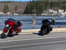 This is what we did after installing a set of Yaffee bars and a set of MK-45’s. 230 miles of social distancing 🍻