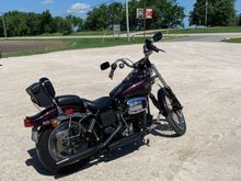 Updated handlebar damper kit and riser cupped washers with Colony parts(perfect fit).  Had a lot of forward and back play for a long time.  It's real sturdy now.  recently we had a day in the 50s where I started it up and took a spin around the neighborhood.  Even a little was nice.