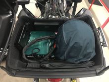 helmets fits..wires will be routed underneath pasck